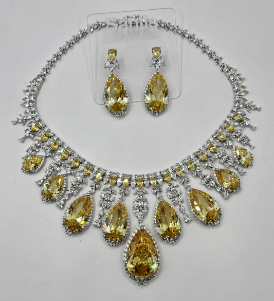 Ice Exquisite Handcraft Necklace set