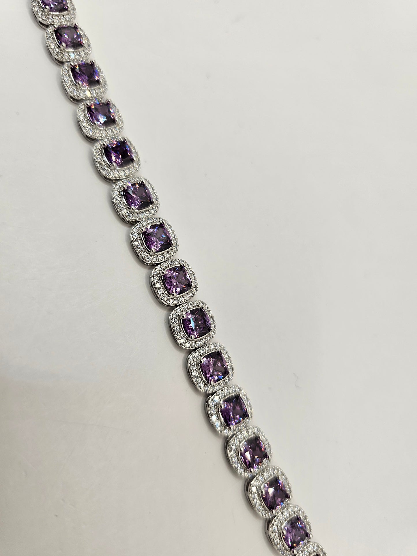 Perfectly Square Bracelet: Radiant Stones, Immaculate Shine