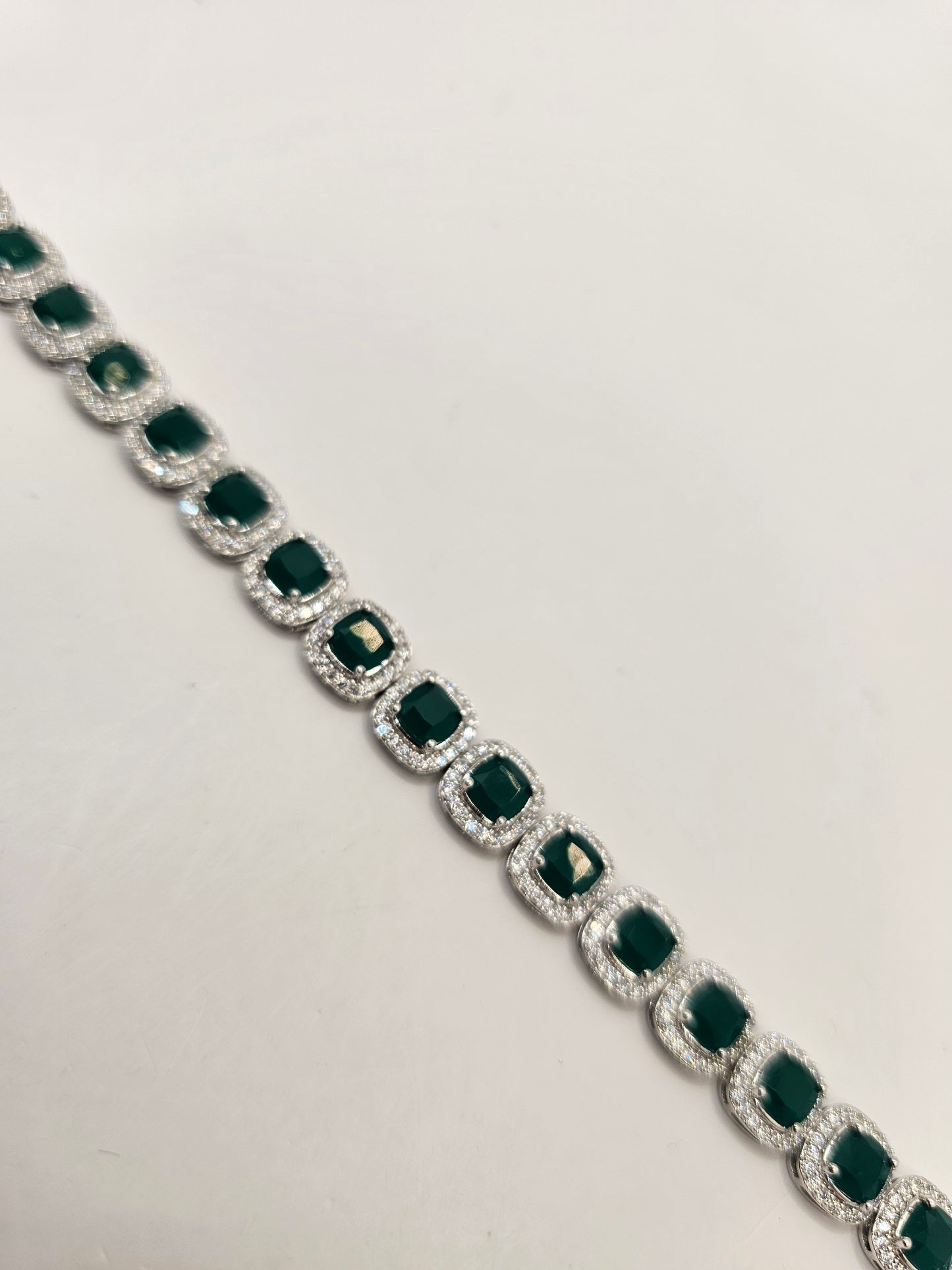 Perfectly Square Bracelet: Radiant Stones, Immaculate Shine