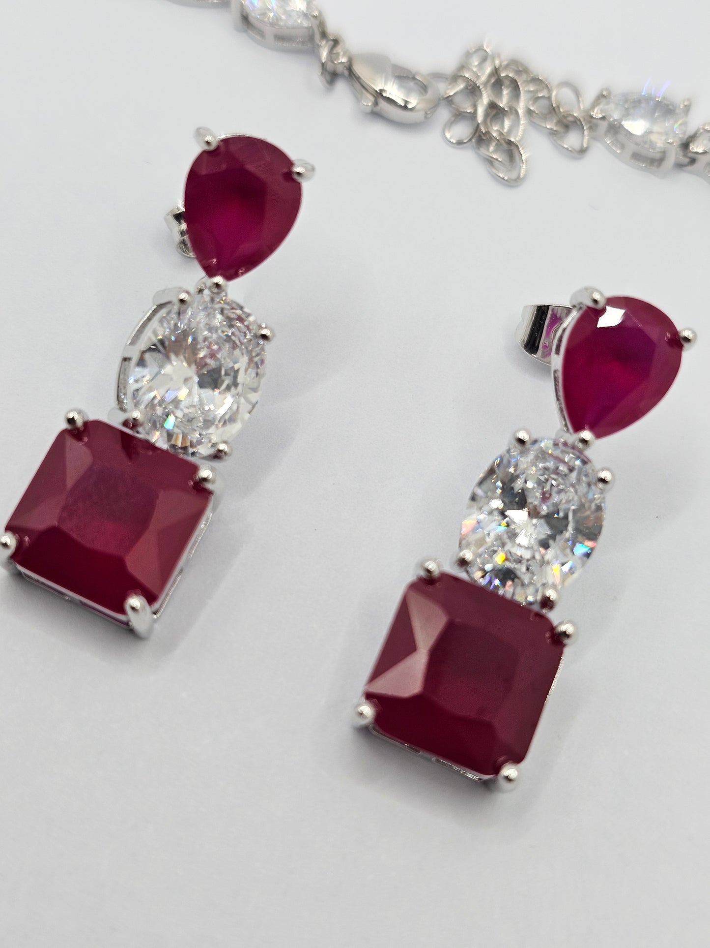 Royal Radiance: Ruby & Sapphire Set