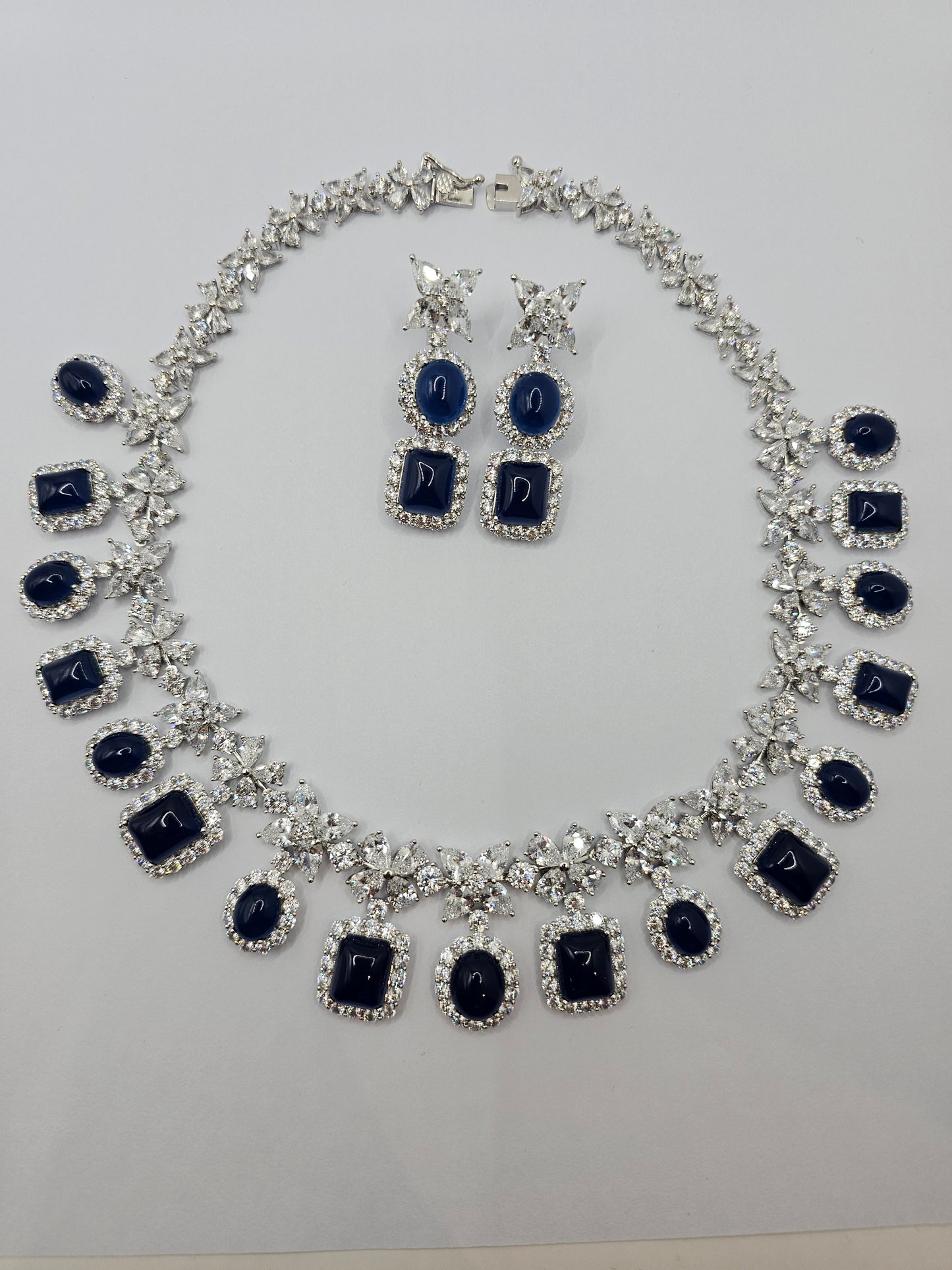 Ice Collection: Radiant Stone Necklace Set