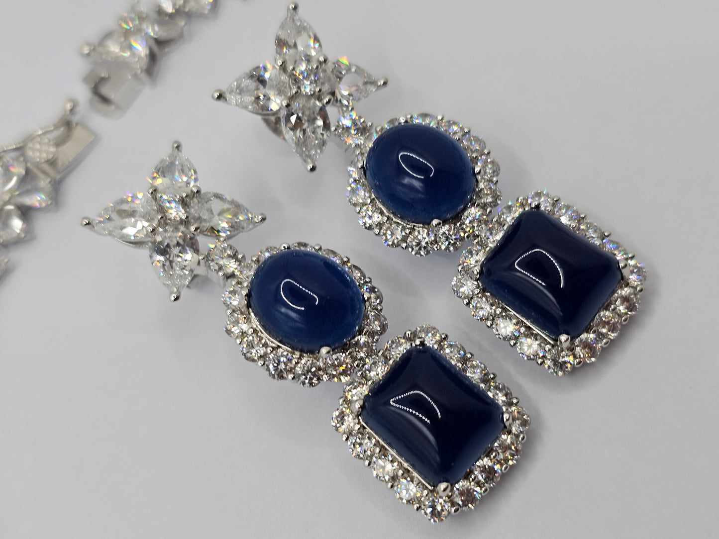 Ice Collection: Radiant Stone Necklace Set