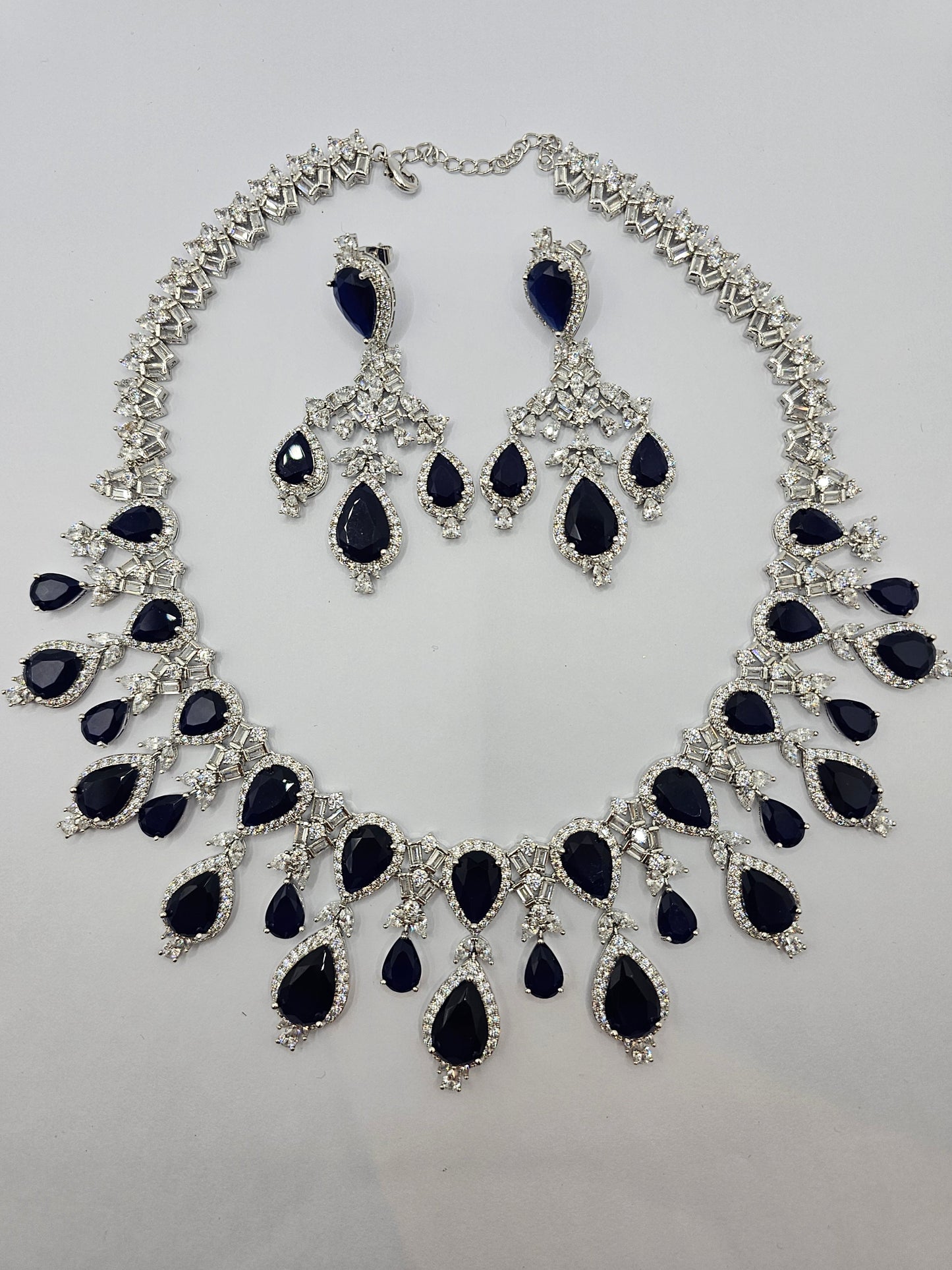 Dazzling CZ Stone Necklace Set - Ice Collection