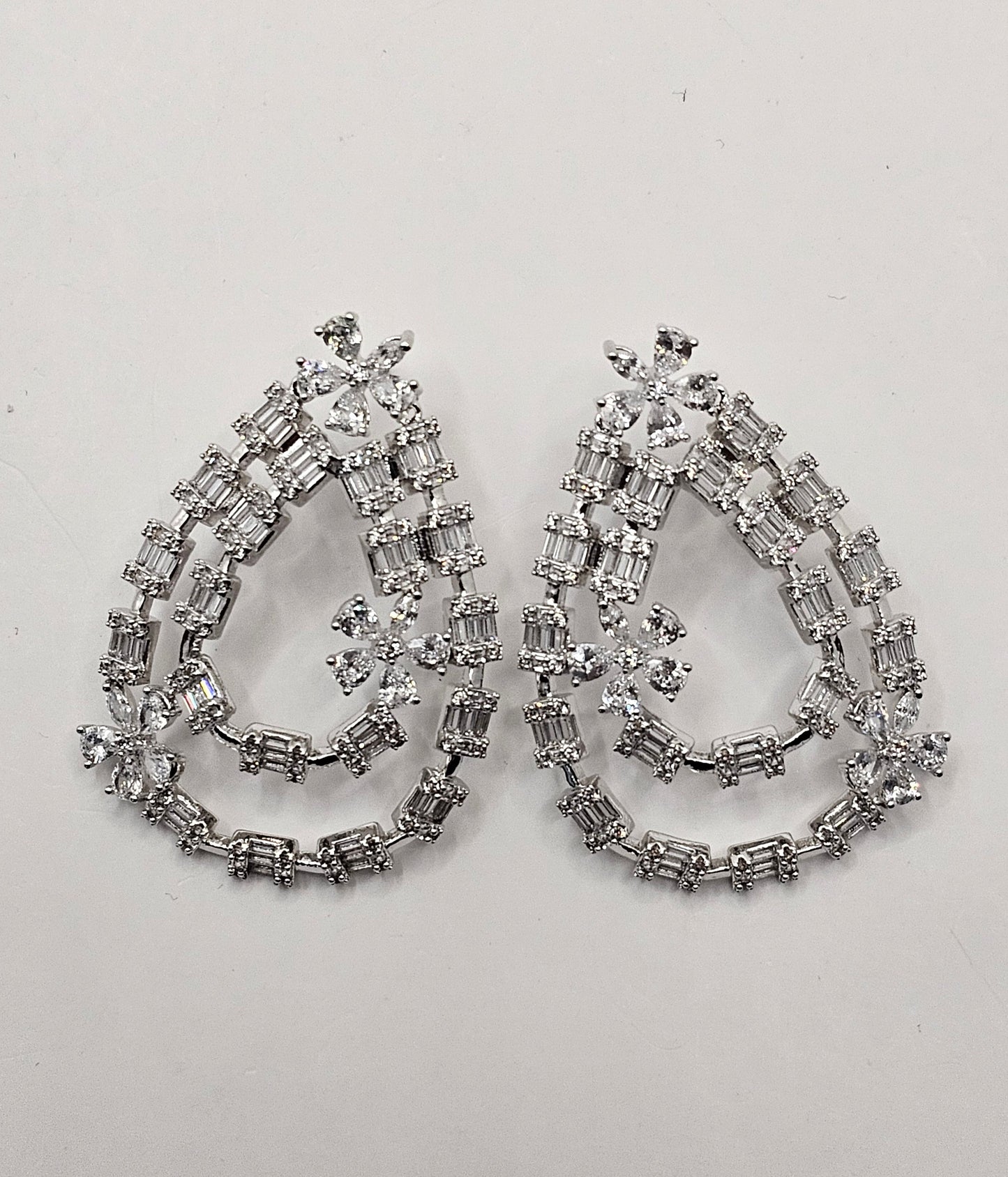 Double Teardrop Earrings