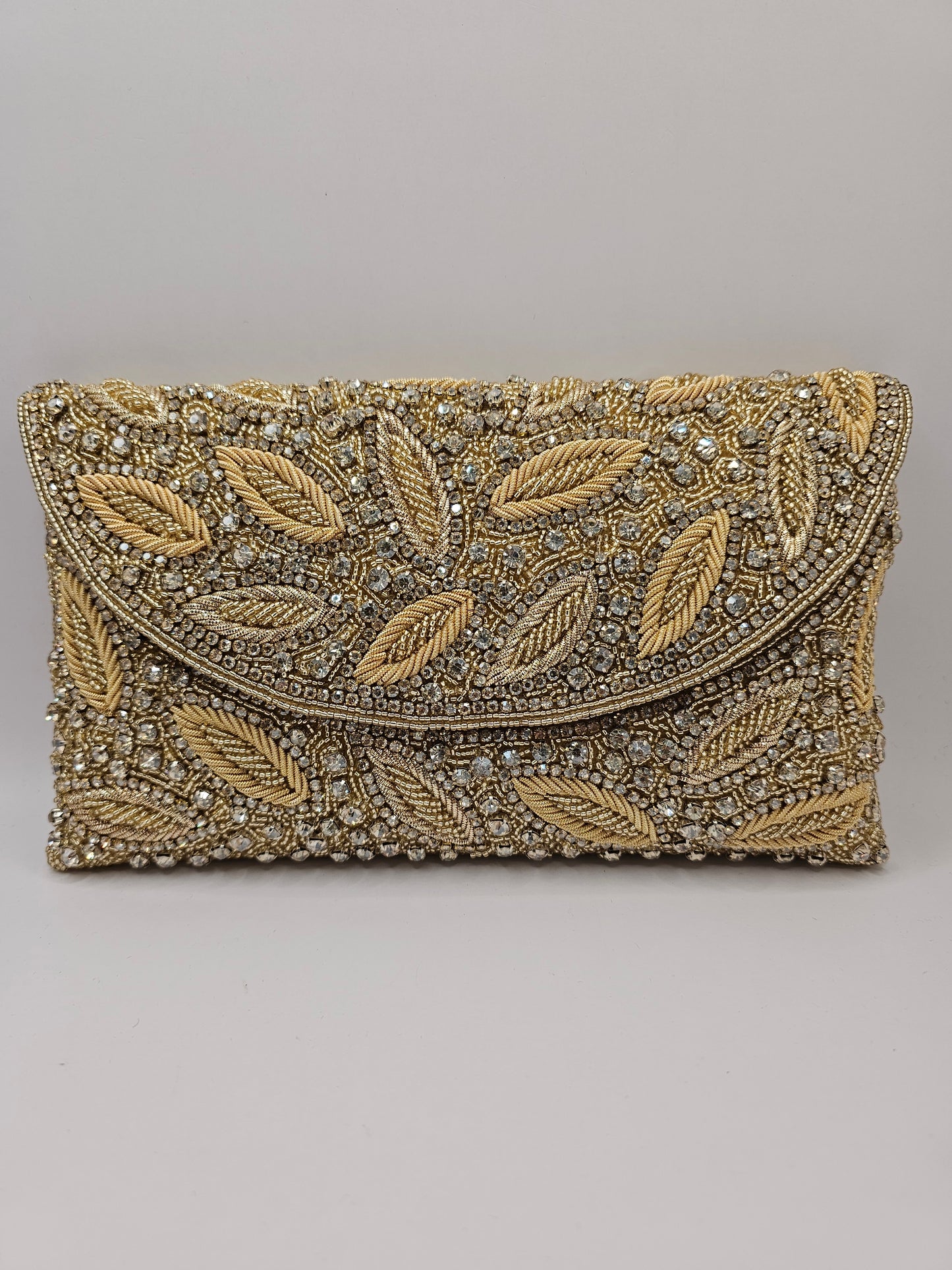 Gold Leaf Clutch