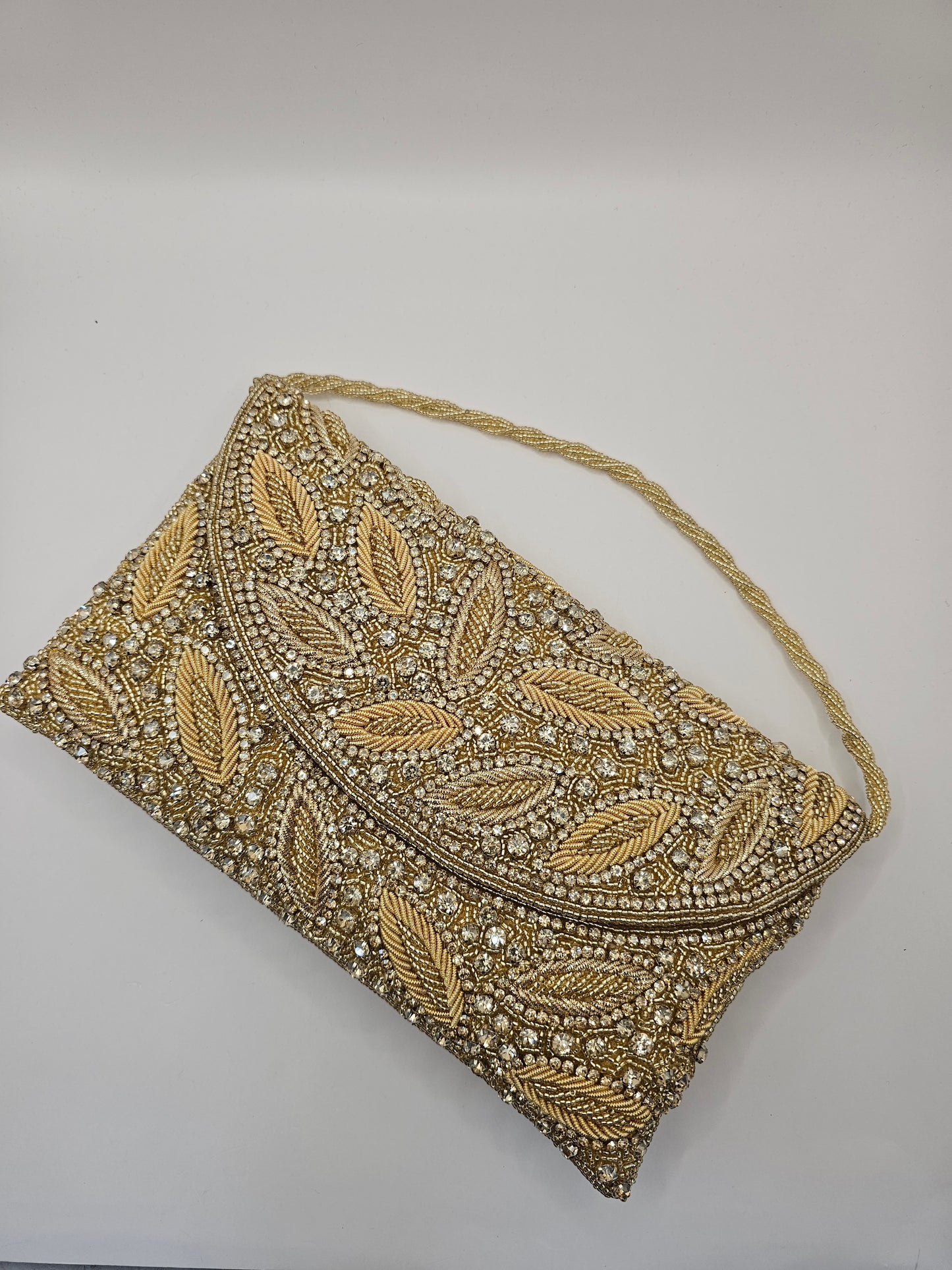 Gold Leaf Clutch