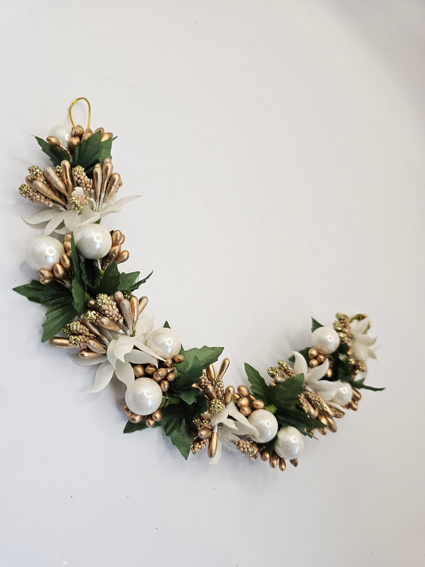 Green and Pearl Headpiece