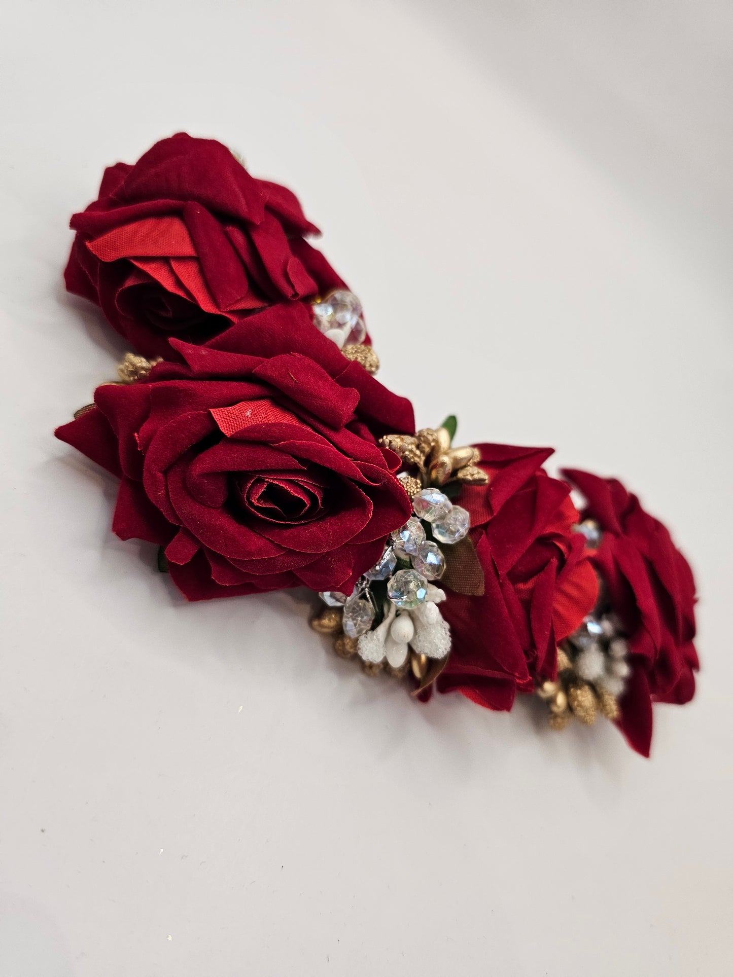 Large Red Rose Headpiece