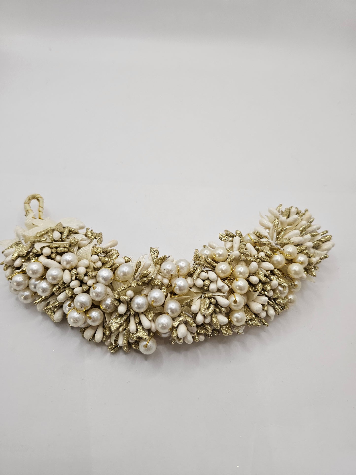 Cream and Pearl Headpiece