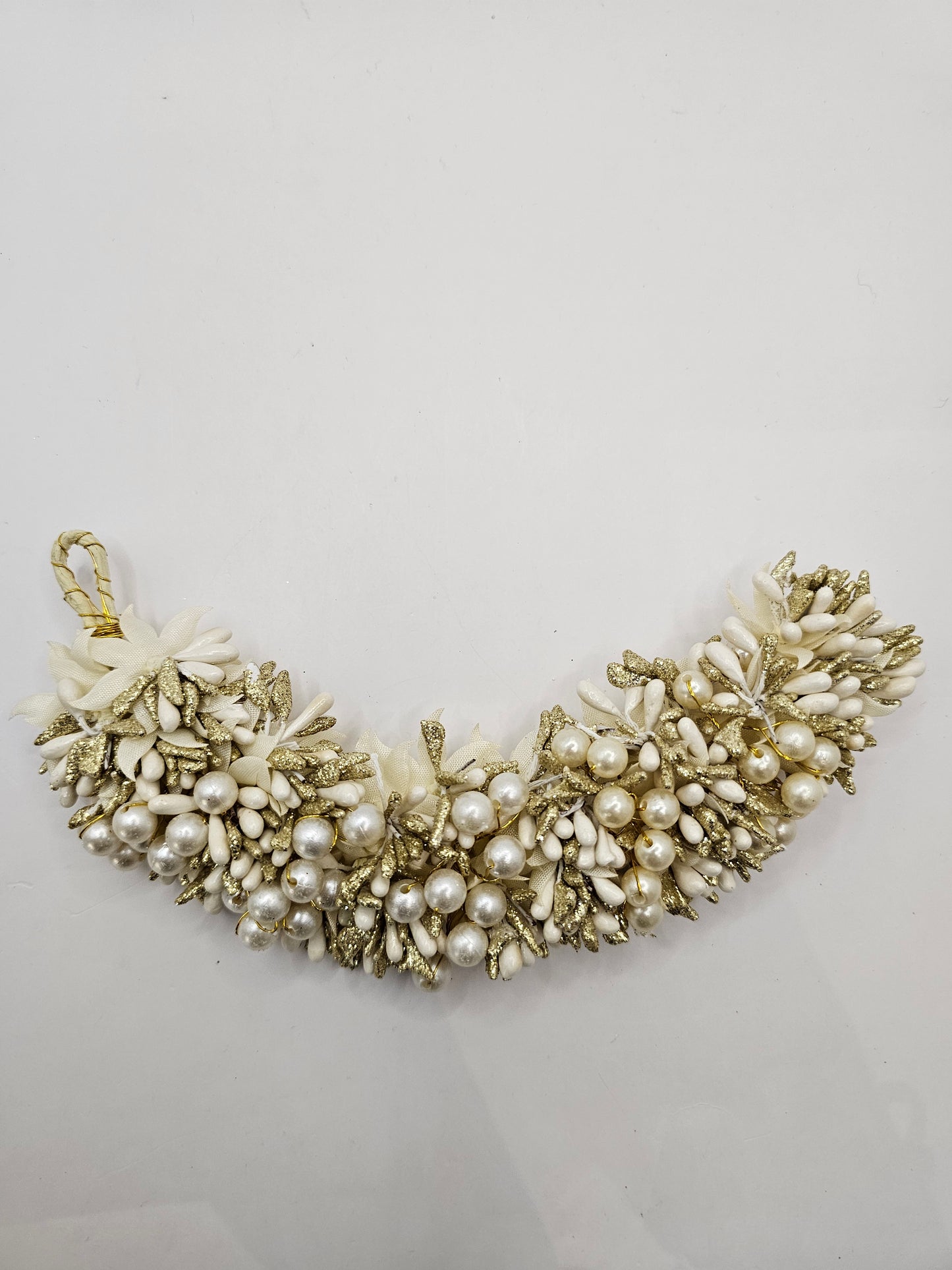 Cream and Pearl Headpiece