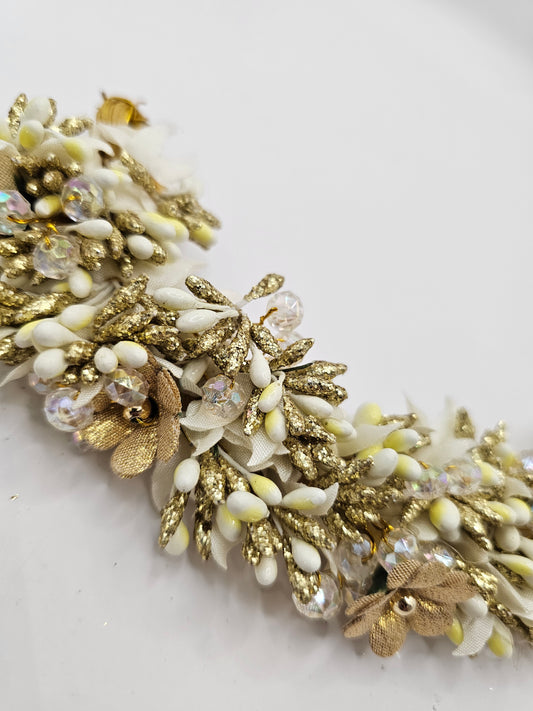 Gold Floral Headpiece