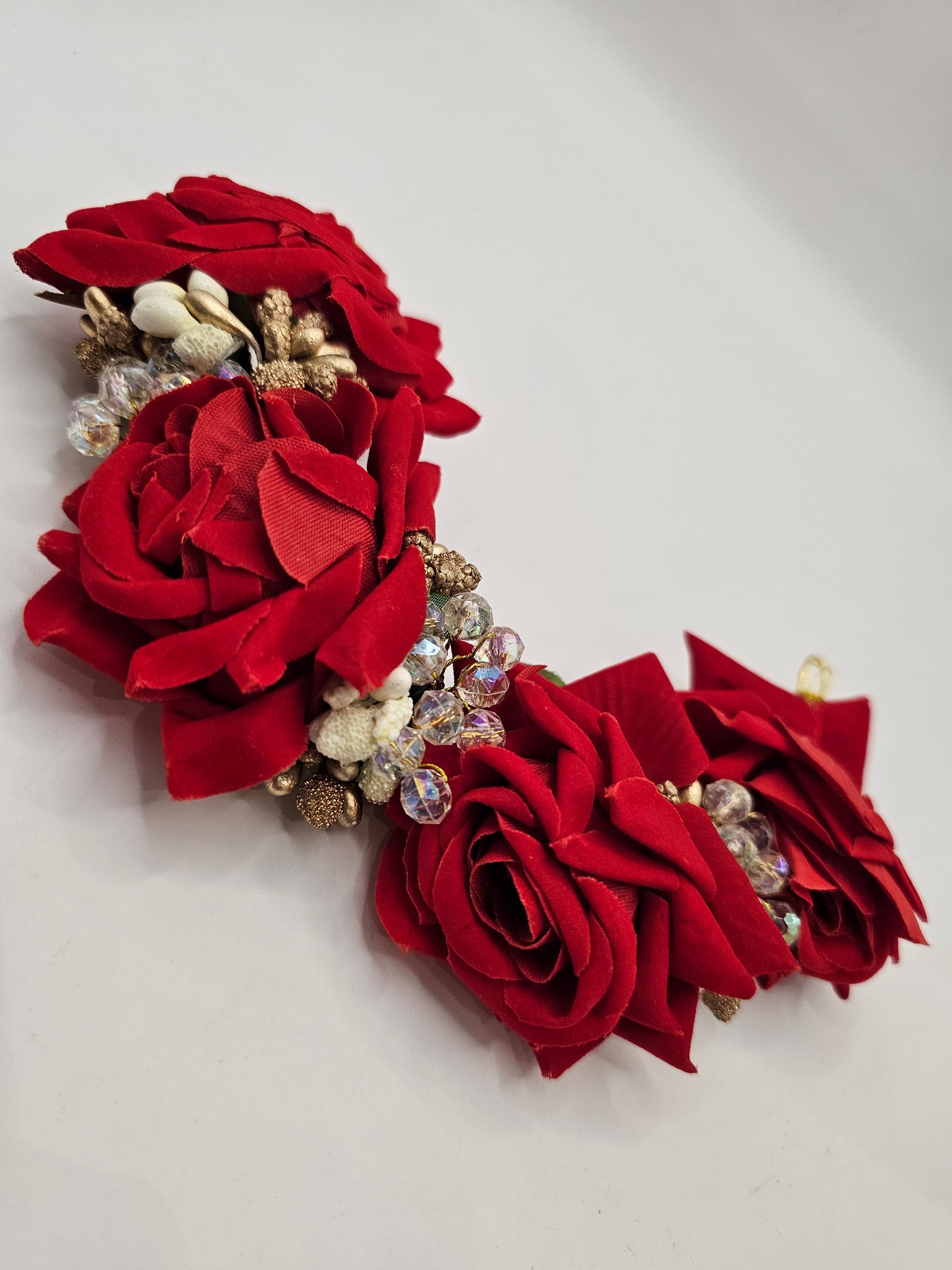 Large Red & Gold Accent Headpiece