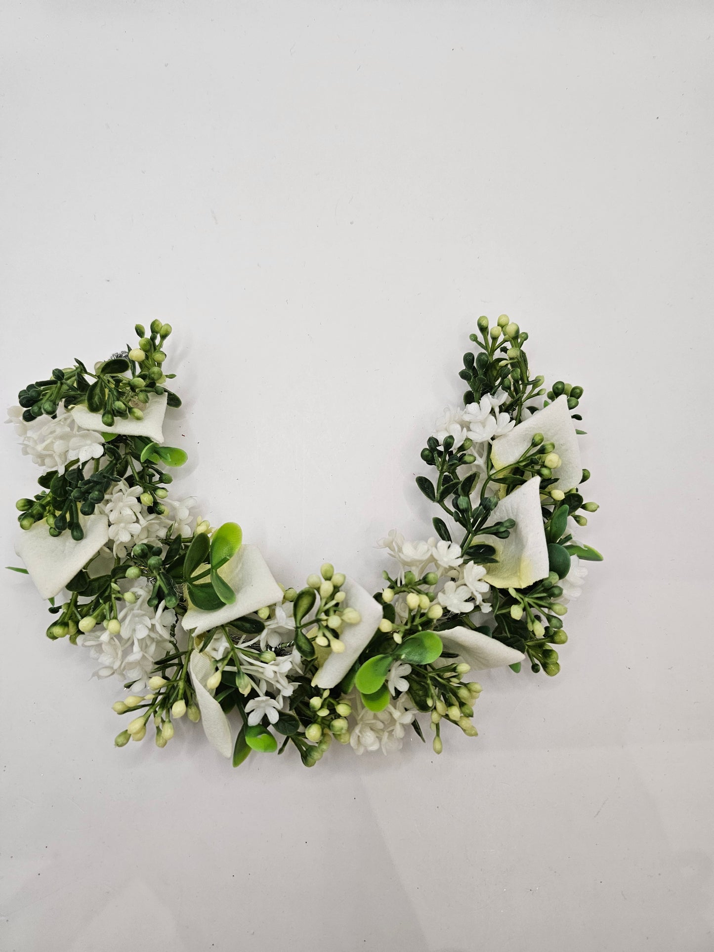 White and Green Headpiece