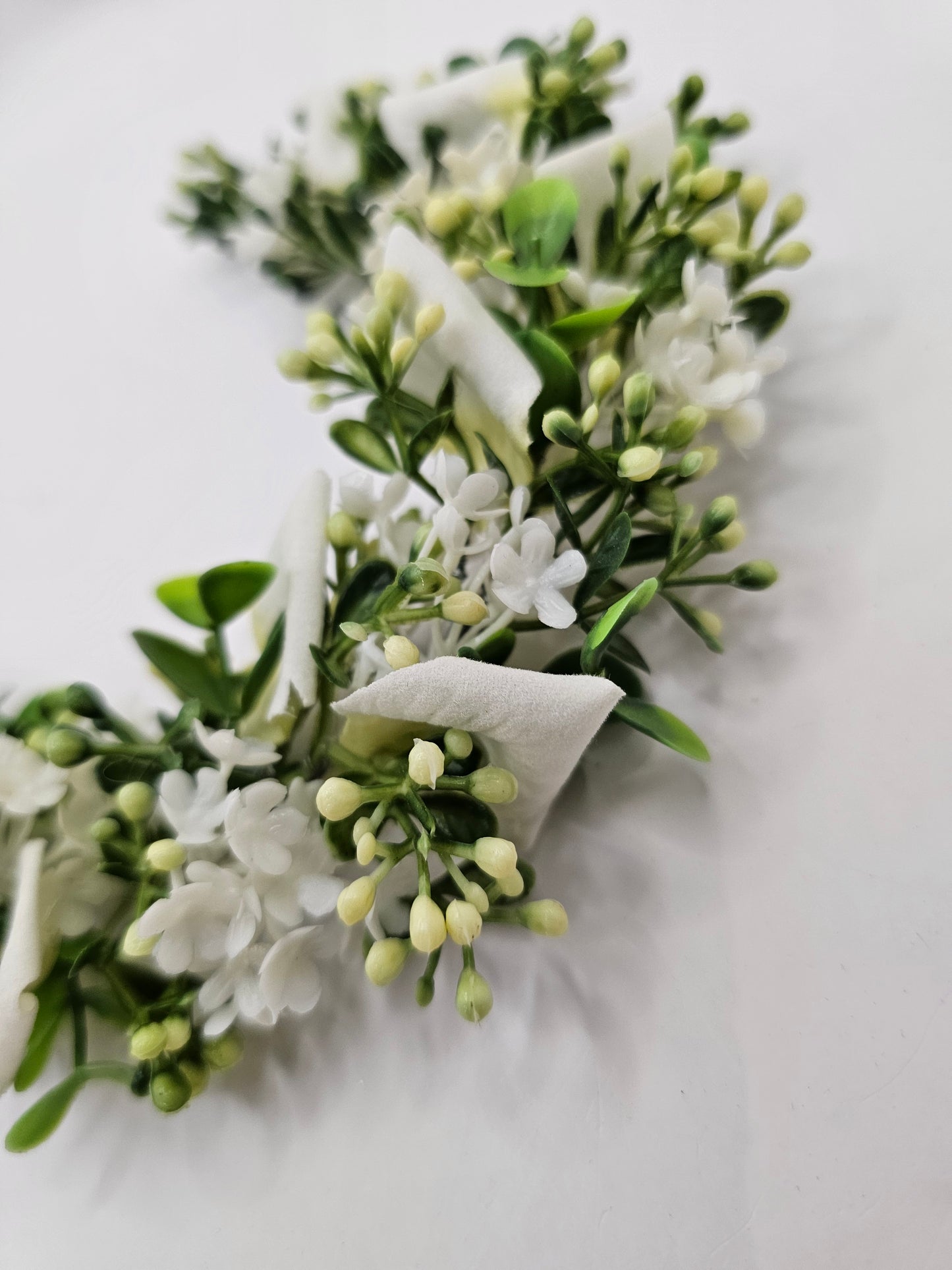 White and Green Headpiece