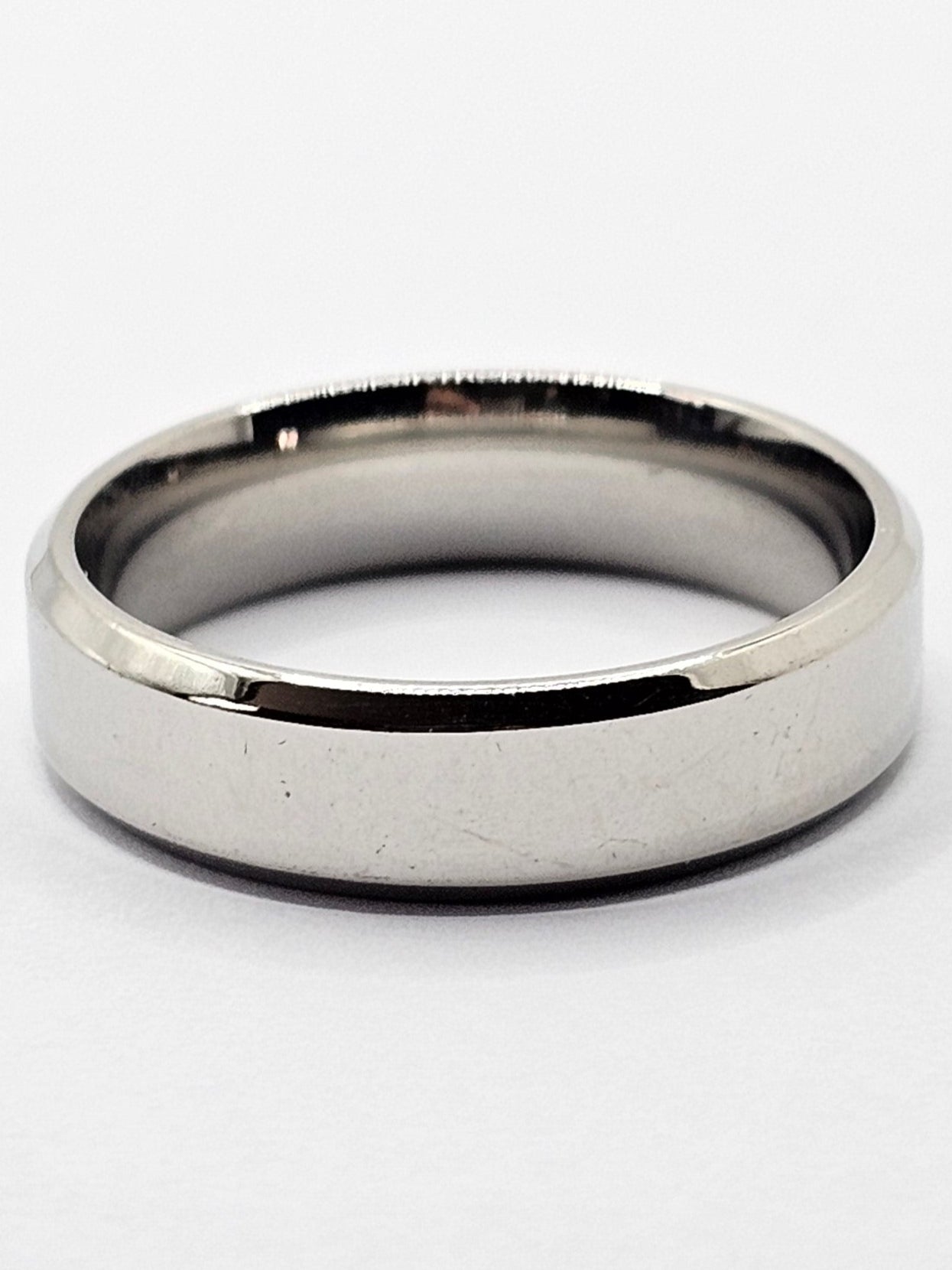 Stainless Steel Unisex Band Ring