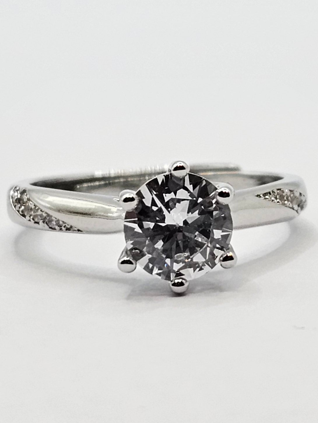 Dazzling CZ Stone Elegance Ring