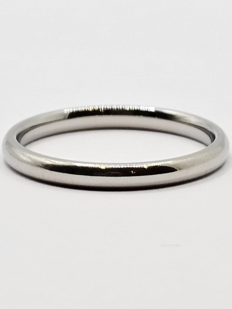 Thin Silver Polish Band Ring