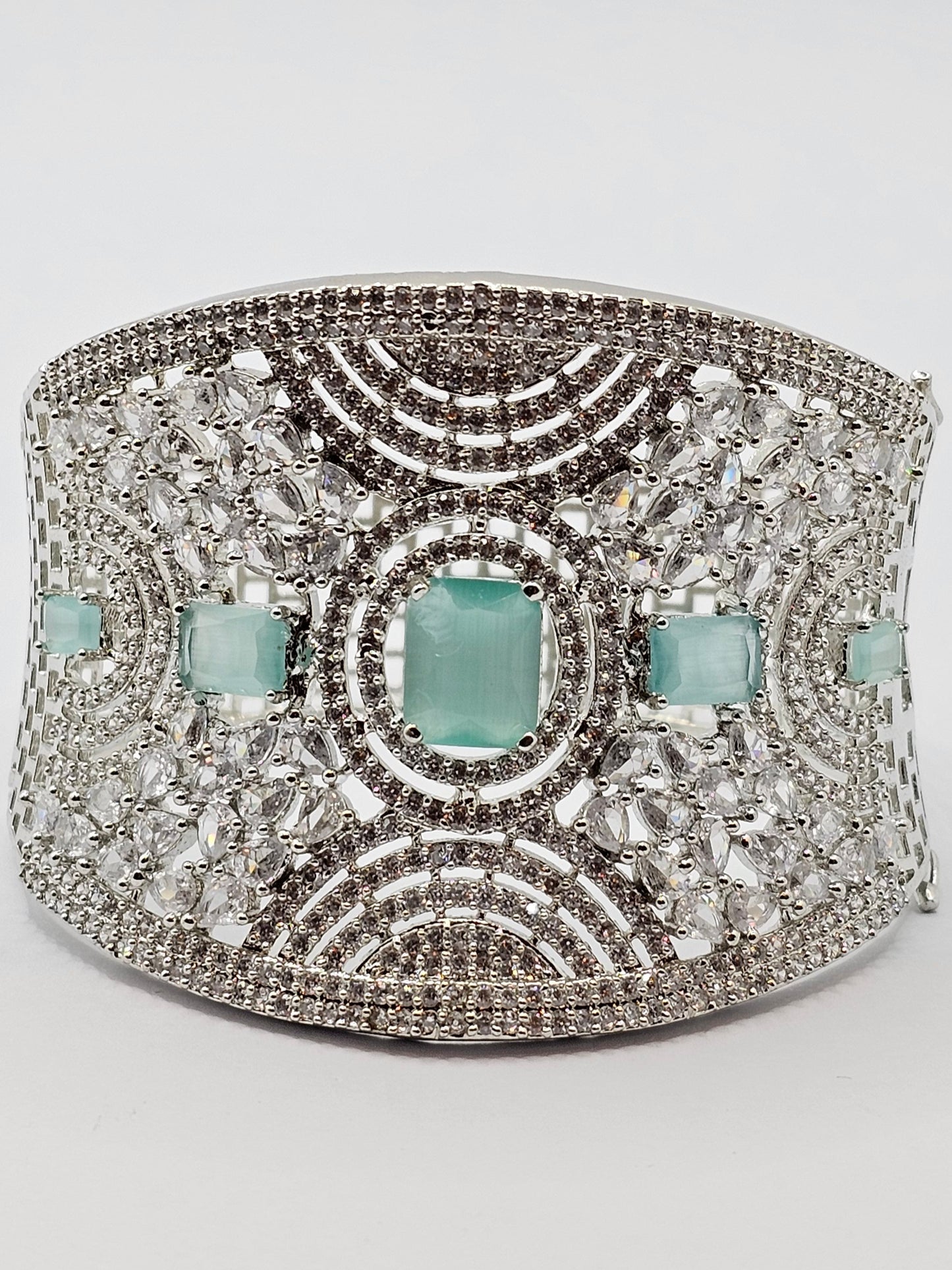 American Diamond Mint Cuff