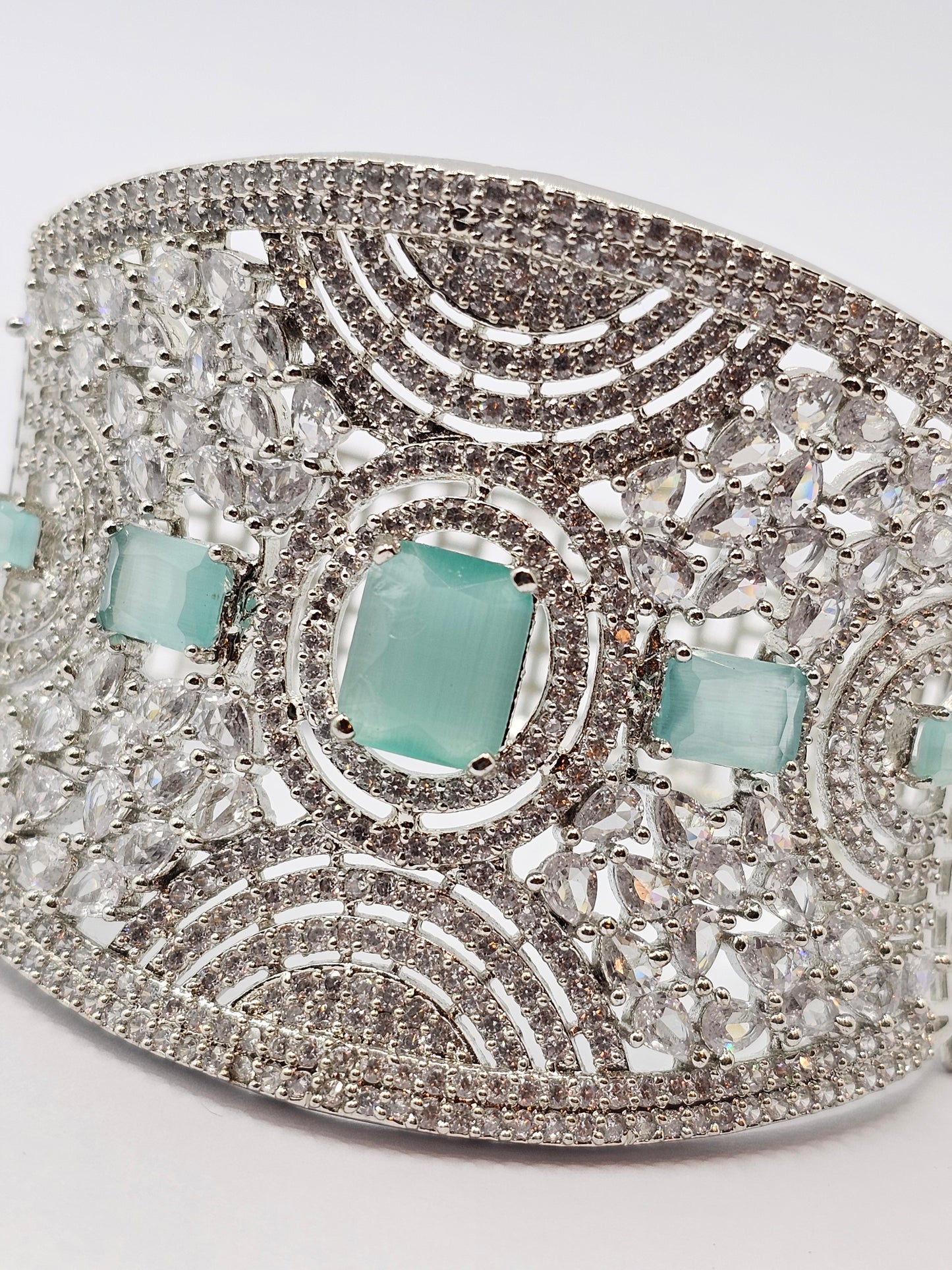 American Diamond Mint Cuff