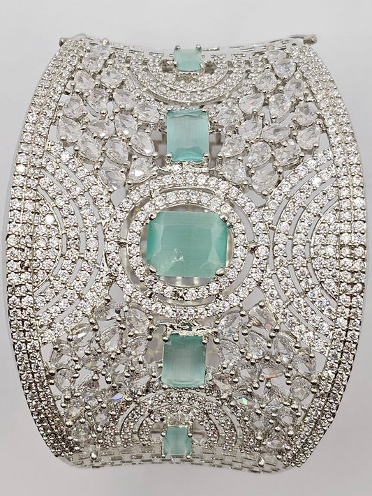 American Diamond Mint Cuff